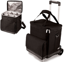 Factory Cooler Trolley for Shopping Mall Grocery Food Keep Fresh Portable Wine Cooler Bag 