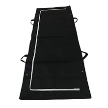 Body Bag Stretcher Combo with 4 Side Handles Waterproof and Leak-Proof 32 X 81" Corpse Bags for Corpse Storage and Transportation(Black)
