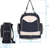 Baby Diaper Bag Backpack-Machine Washable Waterproof Nappy Bag For Parents,Including Stroller Strap,Insulated Sleeve,Changing Mat_ENZO