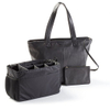  Zippered Downtown Diaper Bag - Full Grain Leather - Black Onyx (black)_ENZO